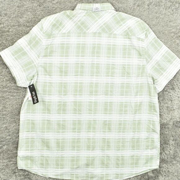 NEW Buffalo David Bitton Men's Big & Tall 2XLT Button Shirt Short Sleeve Plaid G - Picture 2 of 8